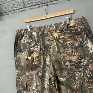 Realtree Hunting Cargo Pants Camo Side Elastic Waistband L S5444-7-C11 NWOT